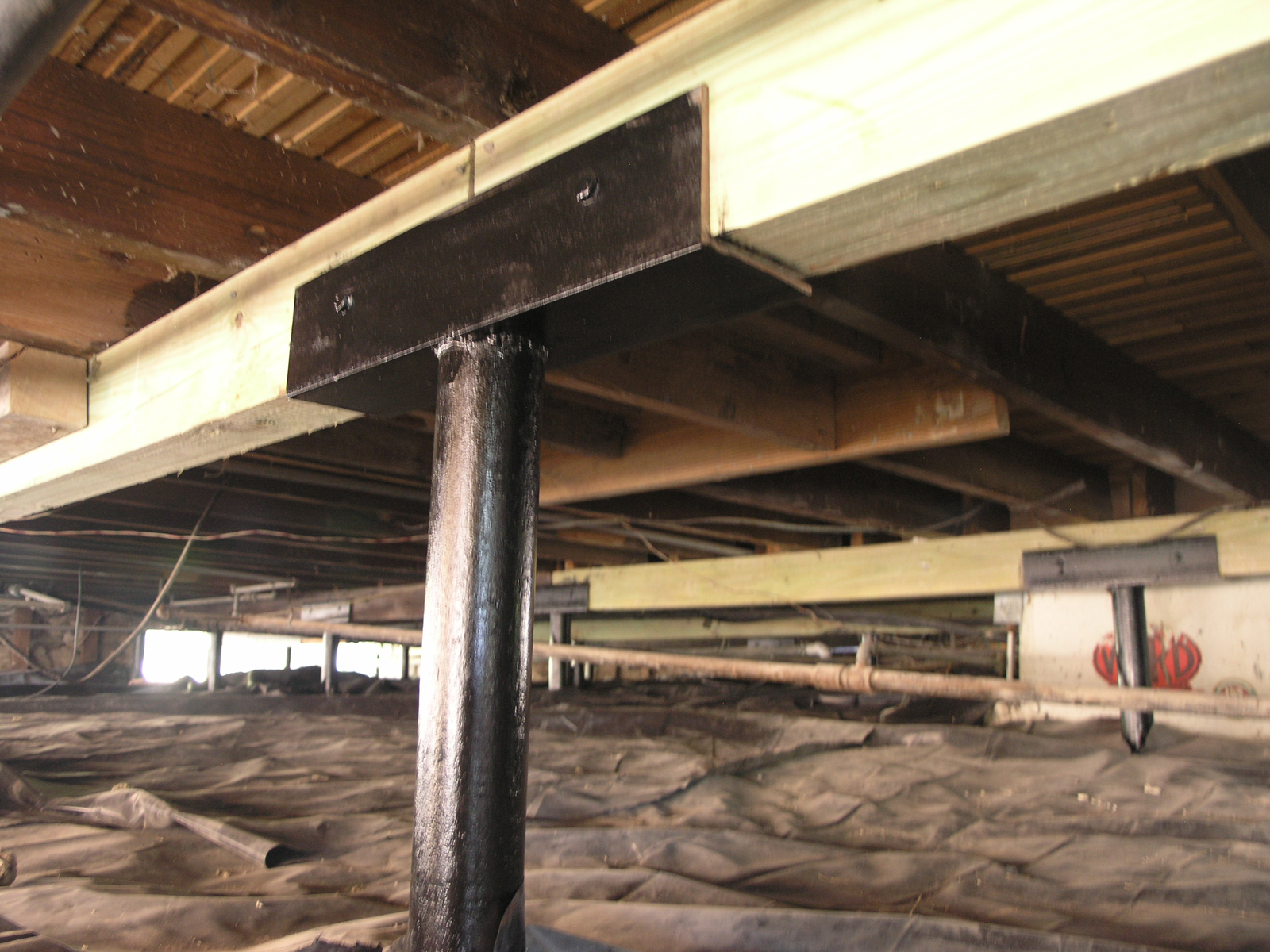 Pier and beam foundation repair in Frisco